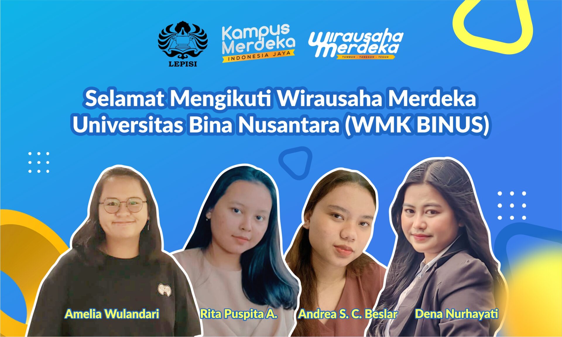 Selamat Mengikuti Wirausaha Merdeka Universitas Bina Nusantara (WMK ...